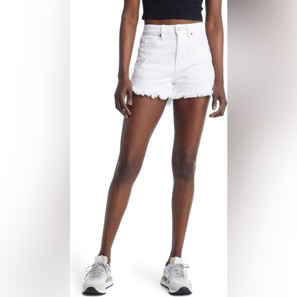 NWT BlankNYC The Reeve High Waist Cutoff Denim Shorts - Picture 1 of 6